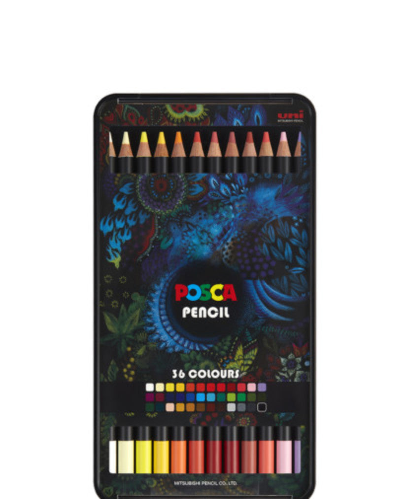Uni POSCA Coloured Pencils