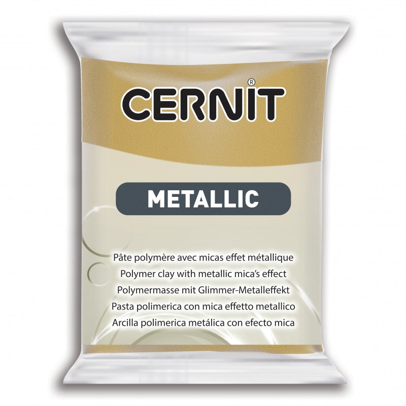 CERNIT Polymer Clay Metallic Effect 053 Rich Gold 56g