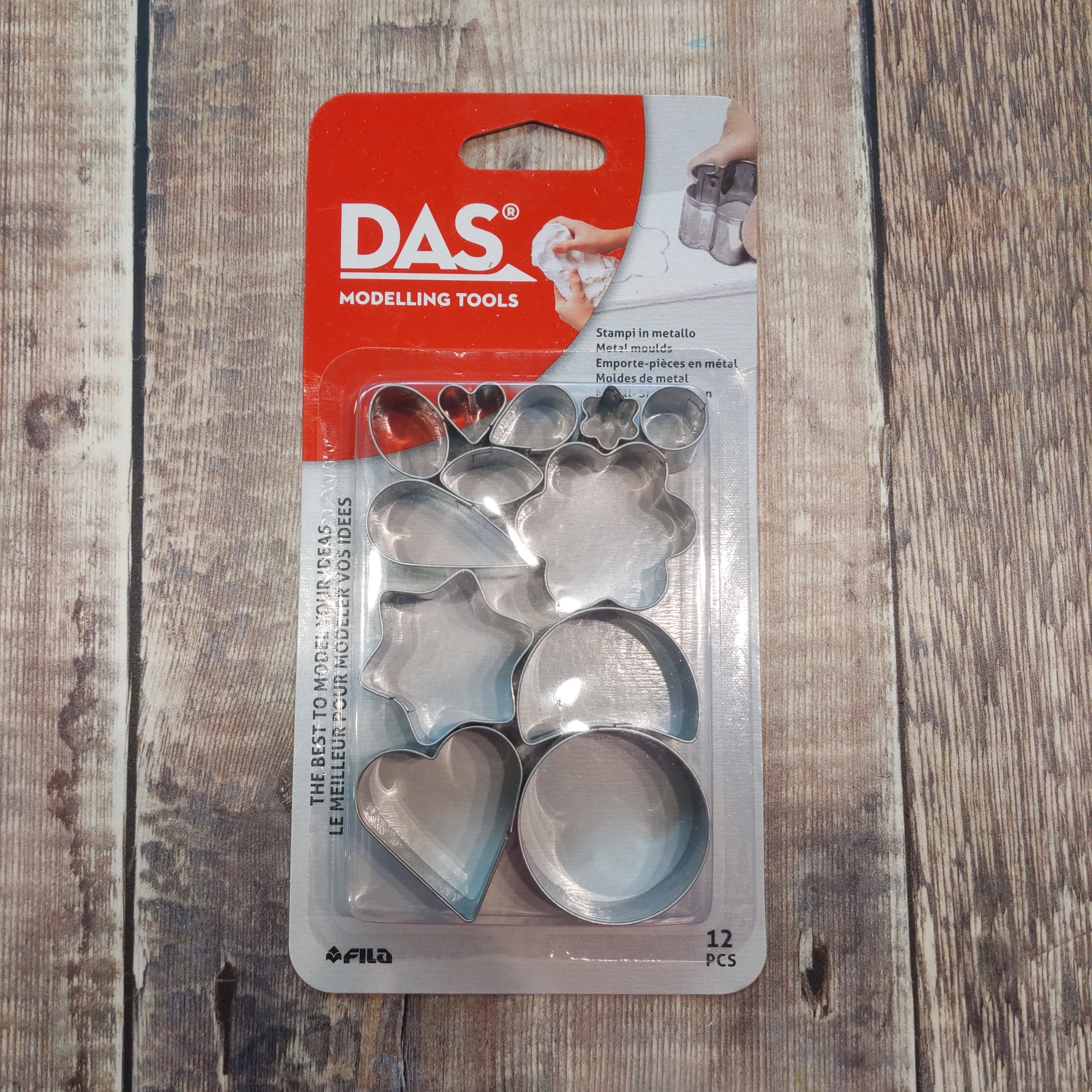 DAS Metal Shape Cutters - 12 piece set