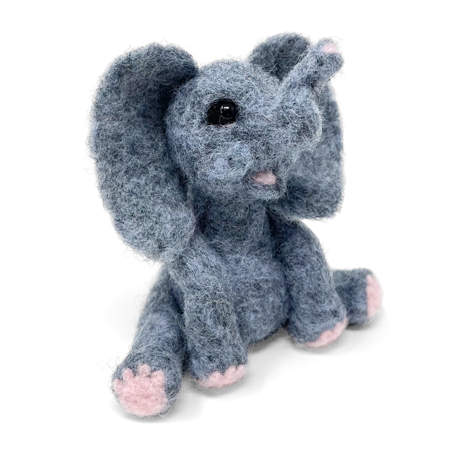 The Crafty Kit Company Baby Elephant Needle Felting Craft Kit