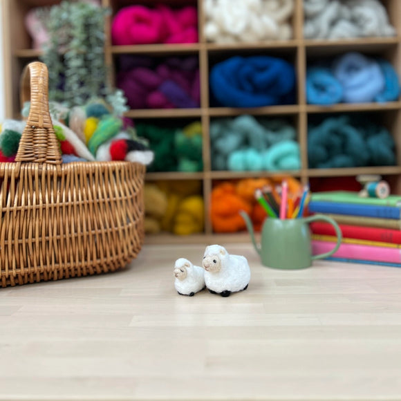 Crafty Kit Company Sheep Family Needle felting kit