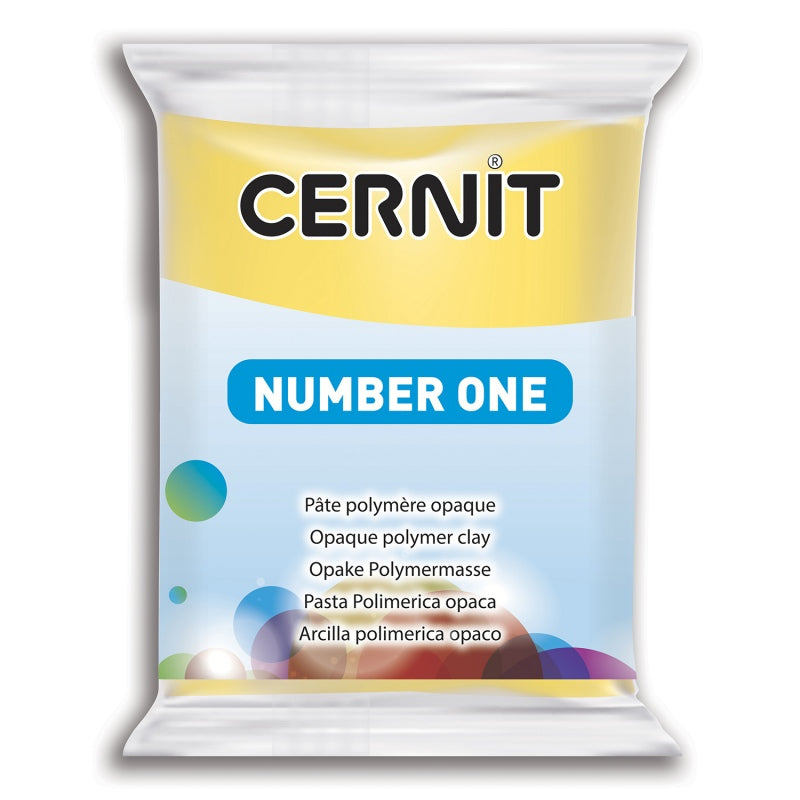 CERNIT Polymer Clay NUMBER ONE 700 Yellow 56g