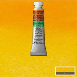 Winsor & Newton Professional Watercolour Paint 5ml CADMIUM FREE Yellow Deep