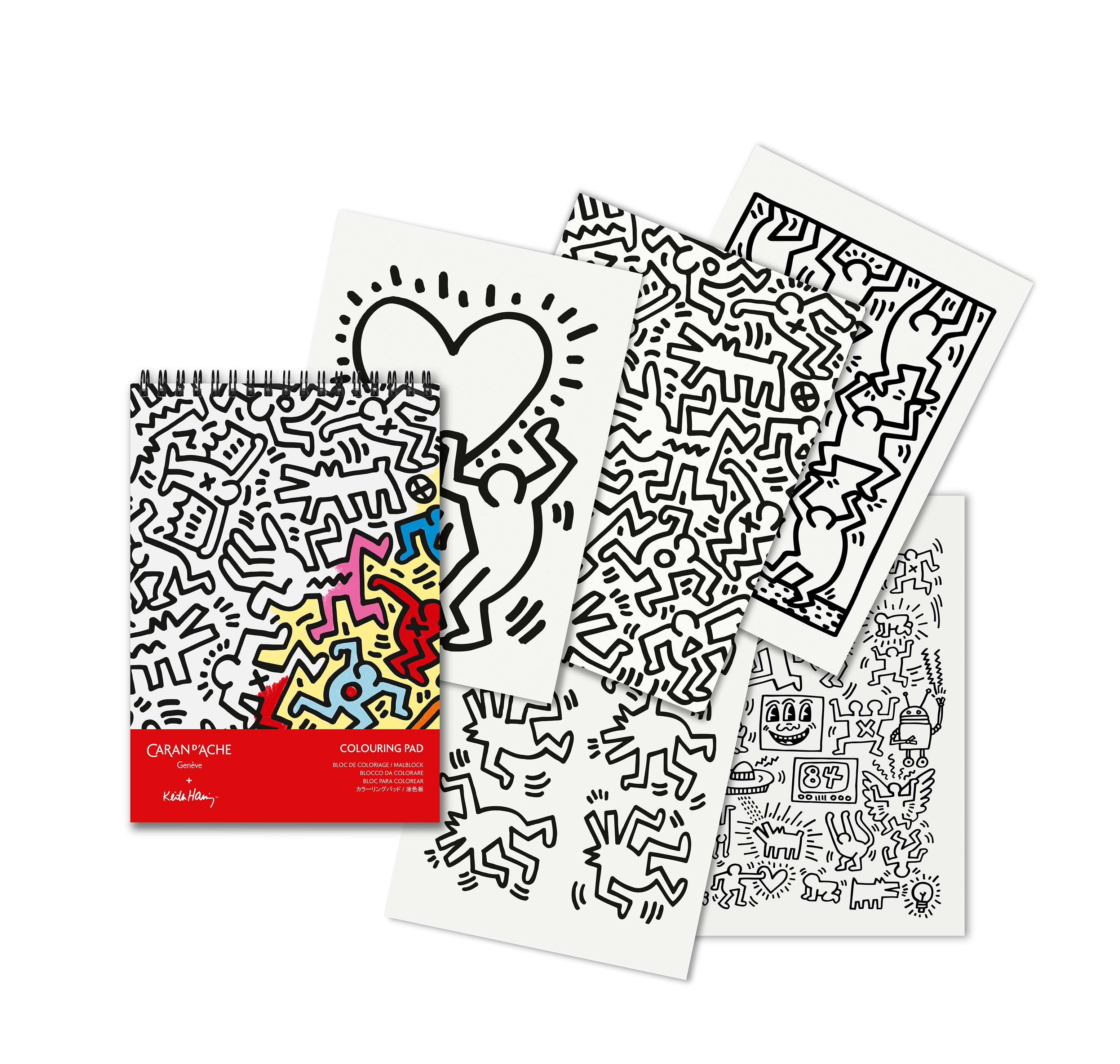 Keith haring specil edition colouring pad 
