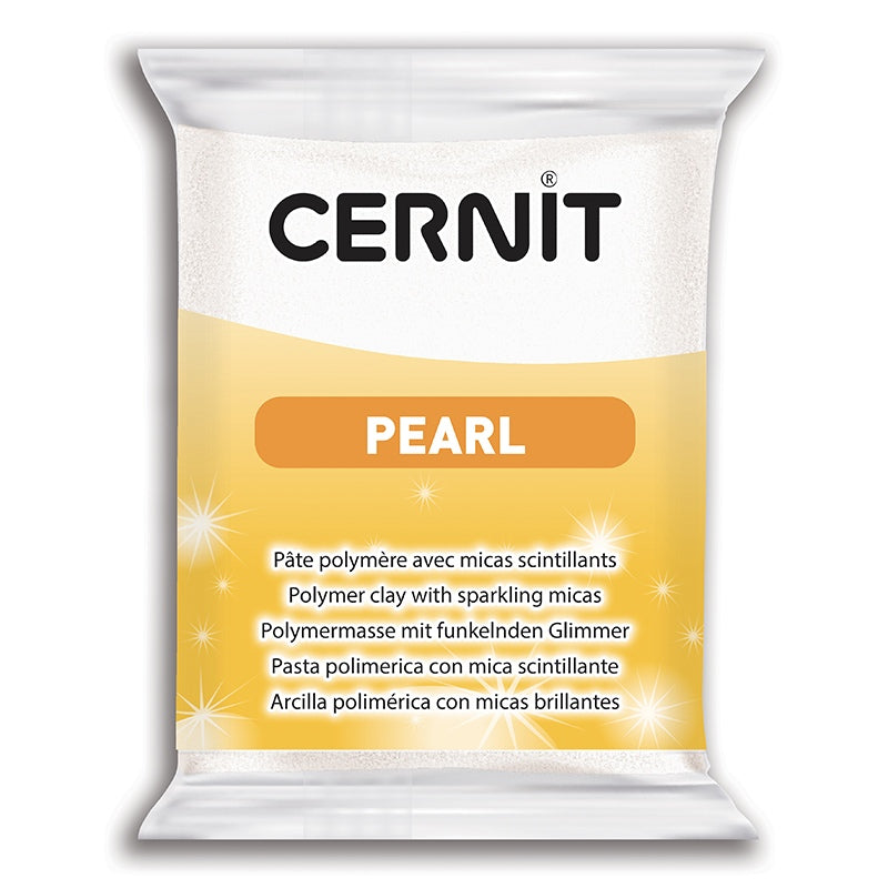 CERNIT Pearl Polymer Clay Colour 085 White 56g