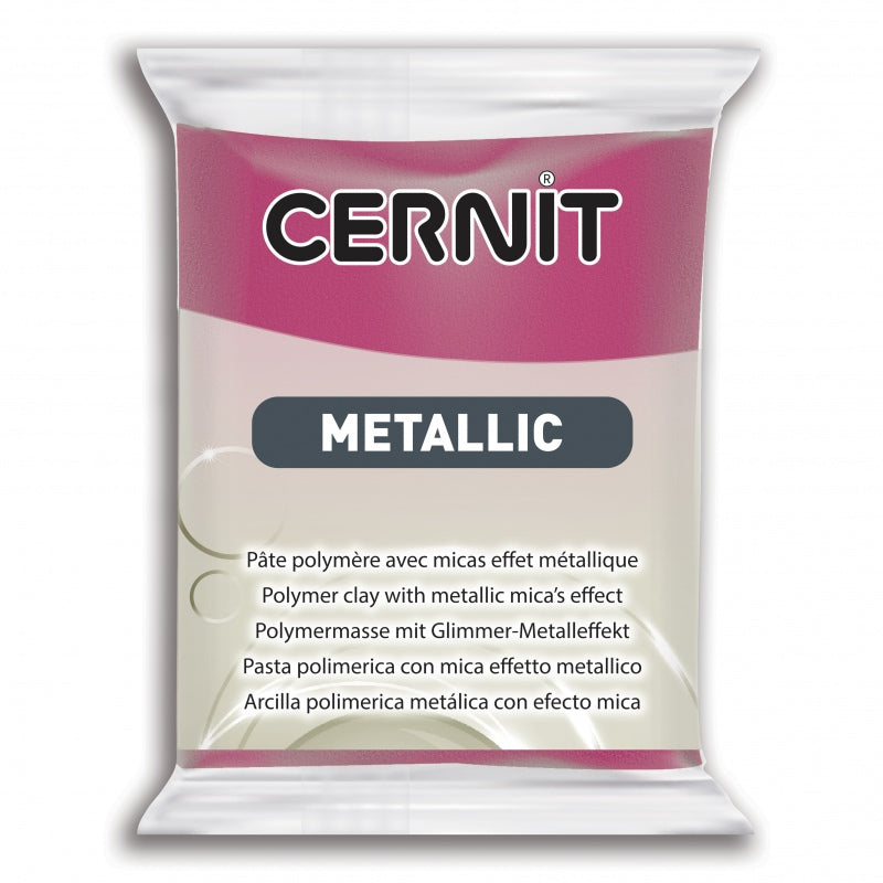 CERNIT Polymer Clay Metallic Effect 460 Magenta 56g