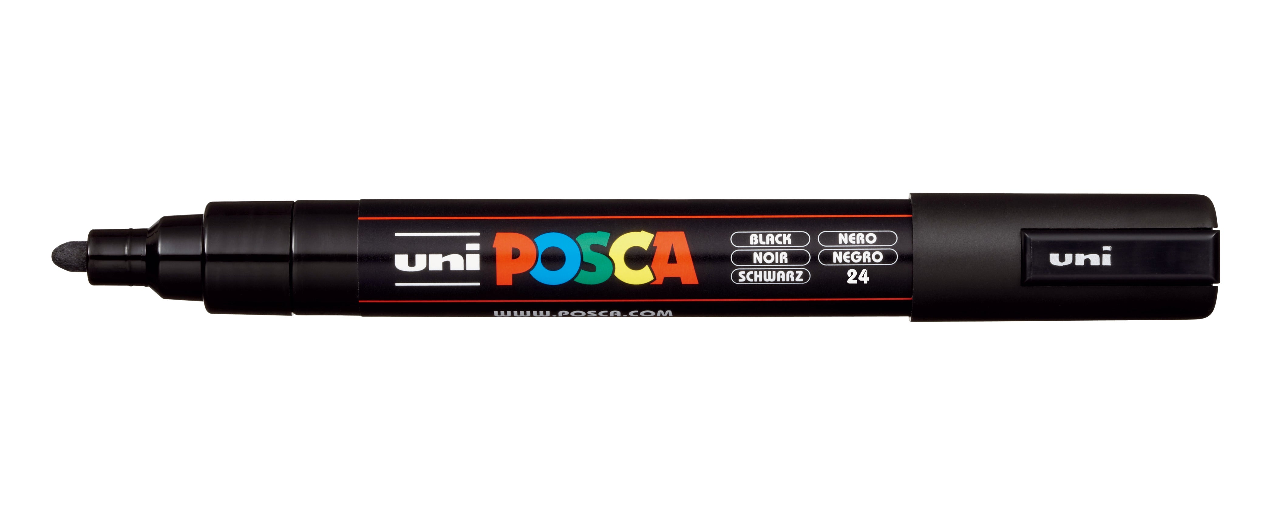 Buy black POSCA PC-5M Paint Marker Pens Medium Bullet tipped 1.8 mm - 2.5 mm Multiple Options