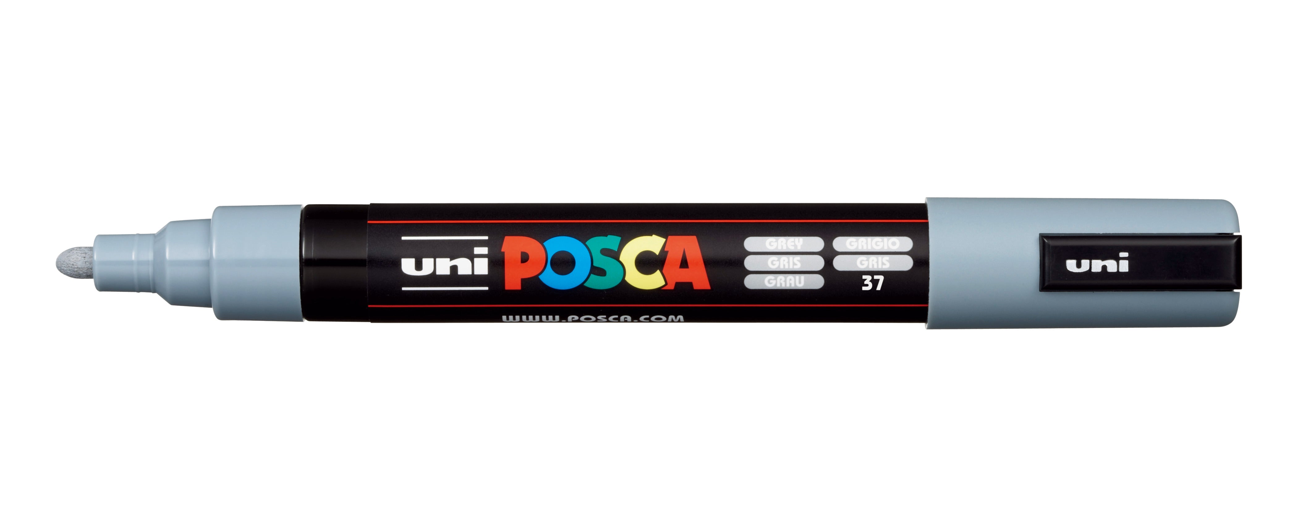 Buy grey POSCA PC-5M Paint Marker Pens Medium Bullet tipped 1.8 mm - 2.5 mm Multiple Options