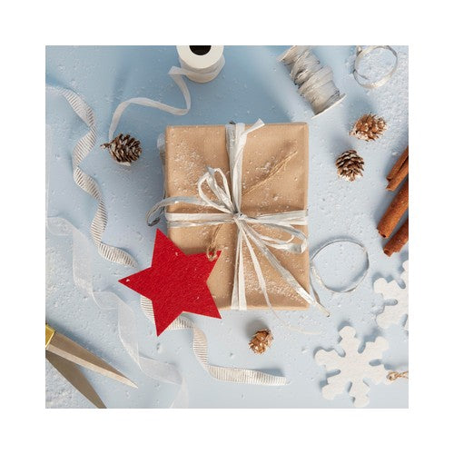 Felt and Paper Gift Tag Kit - Silver