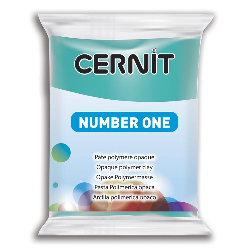 CERNIT Polymer Clay NUMBER ONE 676 Turquoise Green 56g