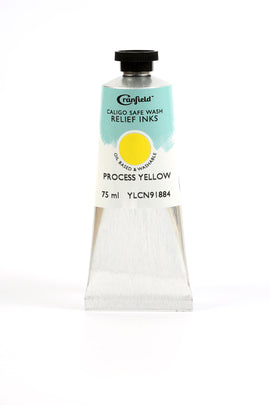 Cranfield Caligo Safe Wash Relief Printing Ink Process Yellow 75g tube