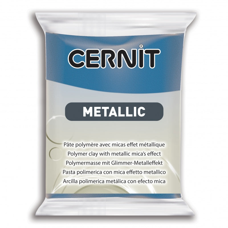 CERNIT Polymer Clay Metallic Effect 200 Blue 56g