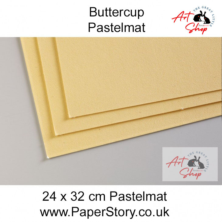 Pastelmat Clairefontaine Pastel Paper 24 x 32 cm x 5 sheets buttercup