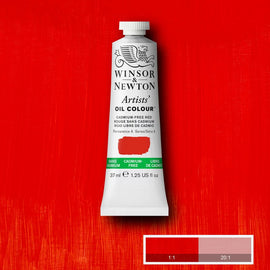 Winsor & Newton Artists Oil Colour 37ml Cadmium Free Red