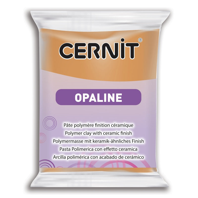 CERNIT Opaline Polymer Clay Colour 807 Caramel 56g