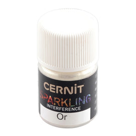 CERNIT Sparkling Mica Powders interference effect gold or