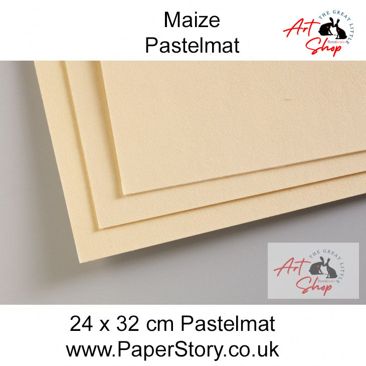 Pastelmat Clairefontaine Pastel Paper 24 x 32 cm x 5 sheets maize cream