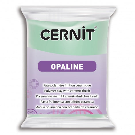 CERNIT Opaline Polymer Clay Colour 640 Mint Green 56g