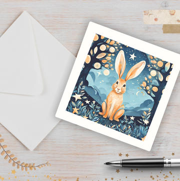 Starry Nights - Greetings Card & Envelope