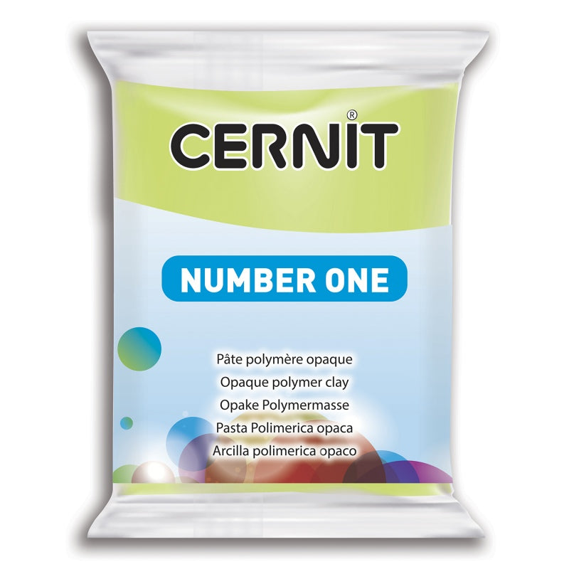 CERNIT Polymer Clay NUMBER ONE 601 Lime Green 56g