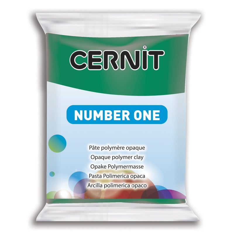 CERNIT Polymer Clay NUMBER ONE 620 Emerald Green 56g