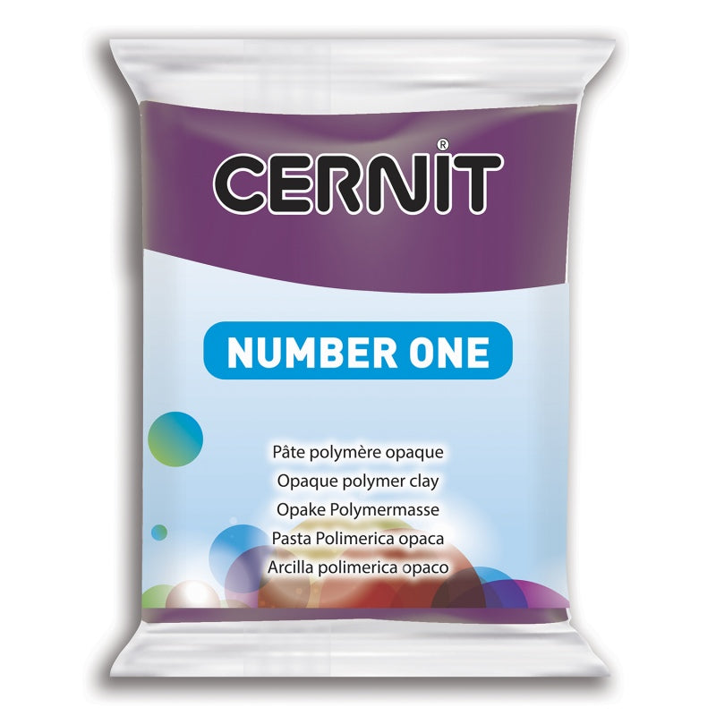 CERNIT Polymer Clay NUMBER ONE 962 Purple 56g