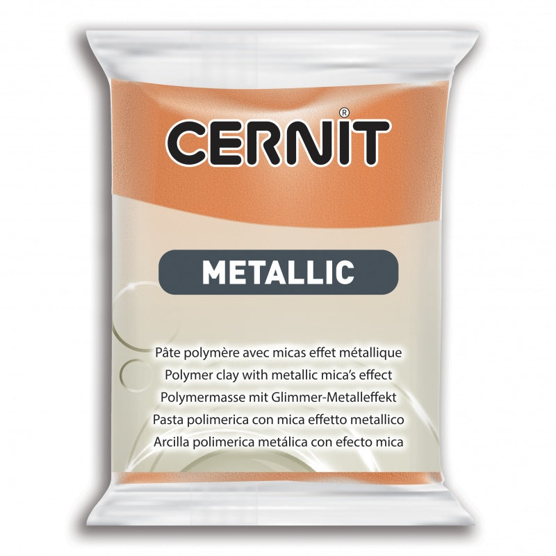 CERNIT Polymer Clay Metallic Effect 775 Rust 56g
