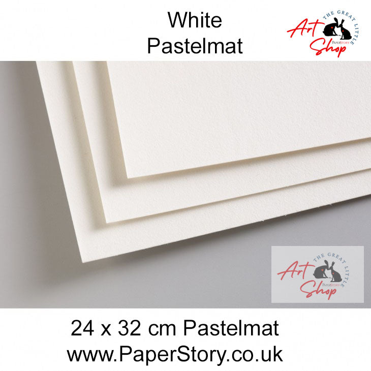 Pastelmat Clairefontaine Pastel Paper 24 x 32 cm x 5 sheets white