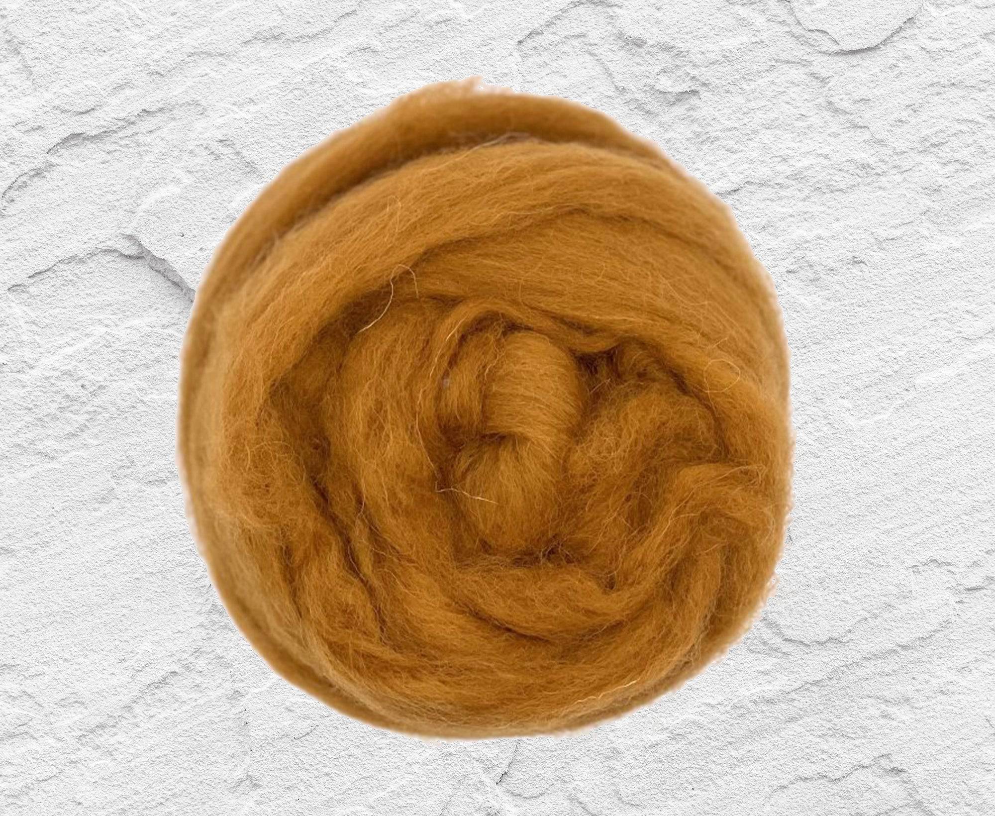 Carded Shetland Wool Top - Vixen