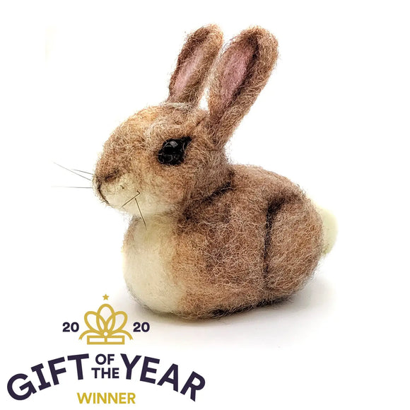 The Crafty Kit Company Baby Bunny Needle Felting Craft Kit