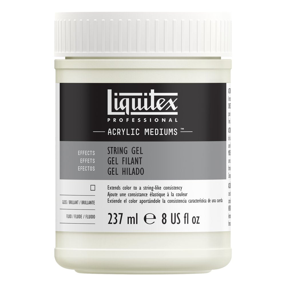 Acrylic Paint Medium : Liquitex Professional : String Gel : Jar 237 ml
