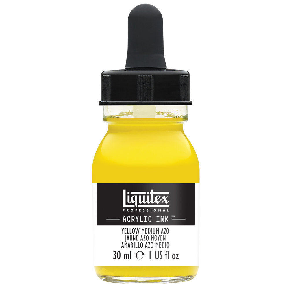 Liquitex Professional Acrylic Ink : Medium Azo Yellow