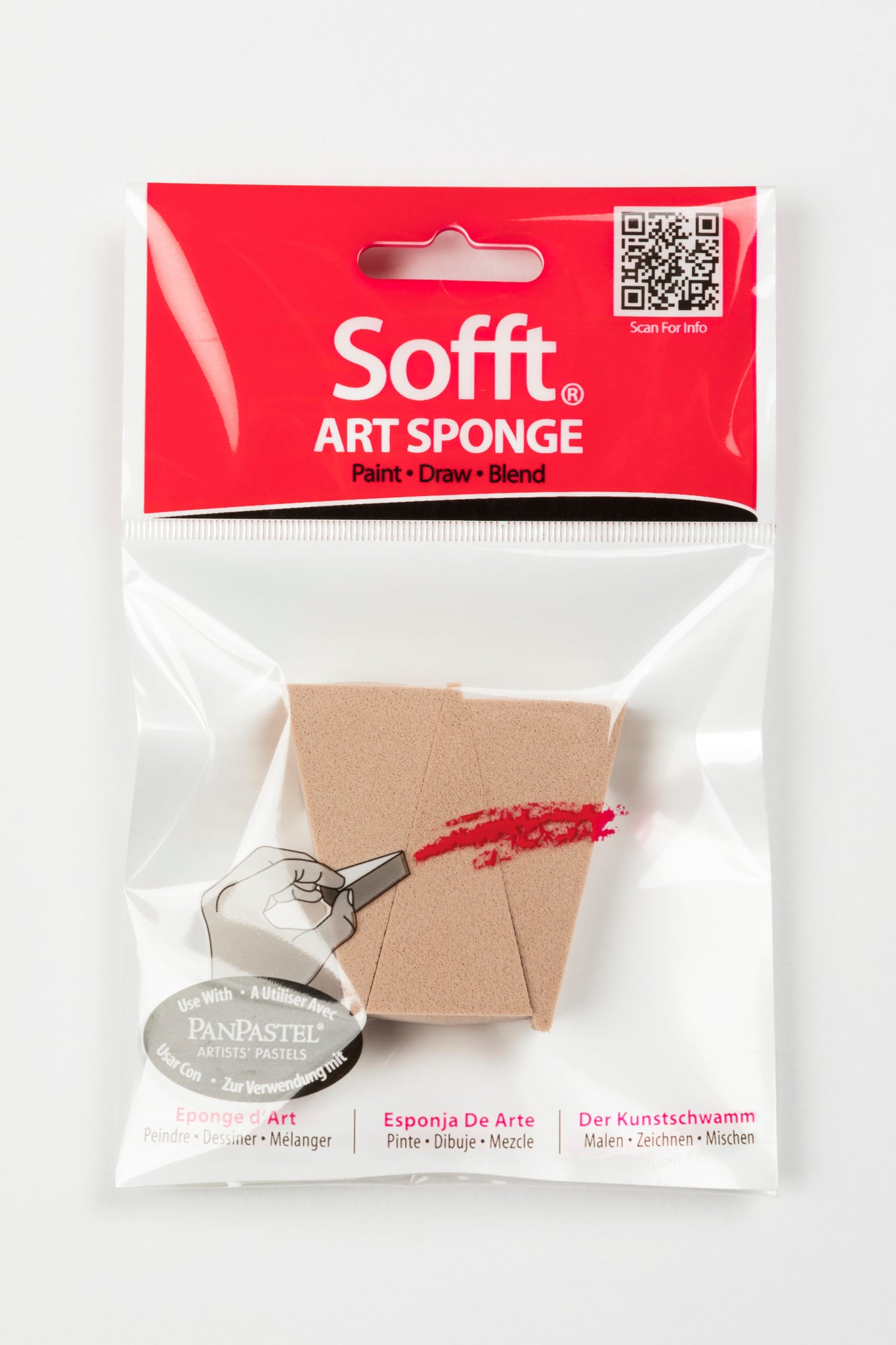 PanPastel Sofft tools Soft Sponge Bar - Wedge 61023 pack of 3
