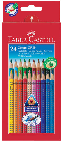 Faber Castell Coloured pencils Colour Grip pack of 24