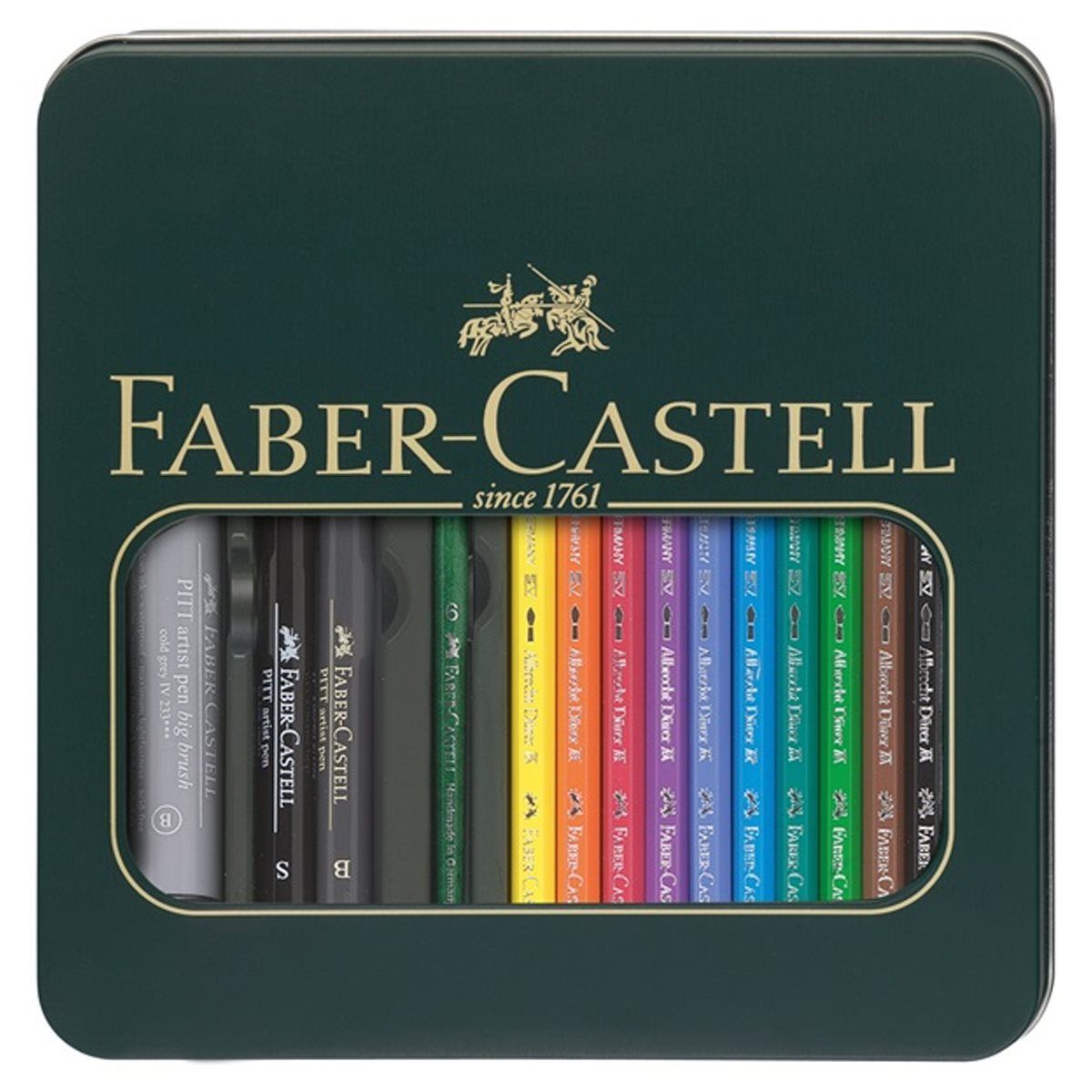 Faber Castell Mixed Media Set : Includes Albrecht Durer Pencils/Pitt Artist Pens