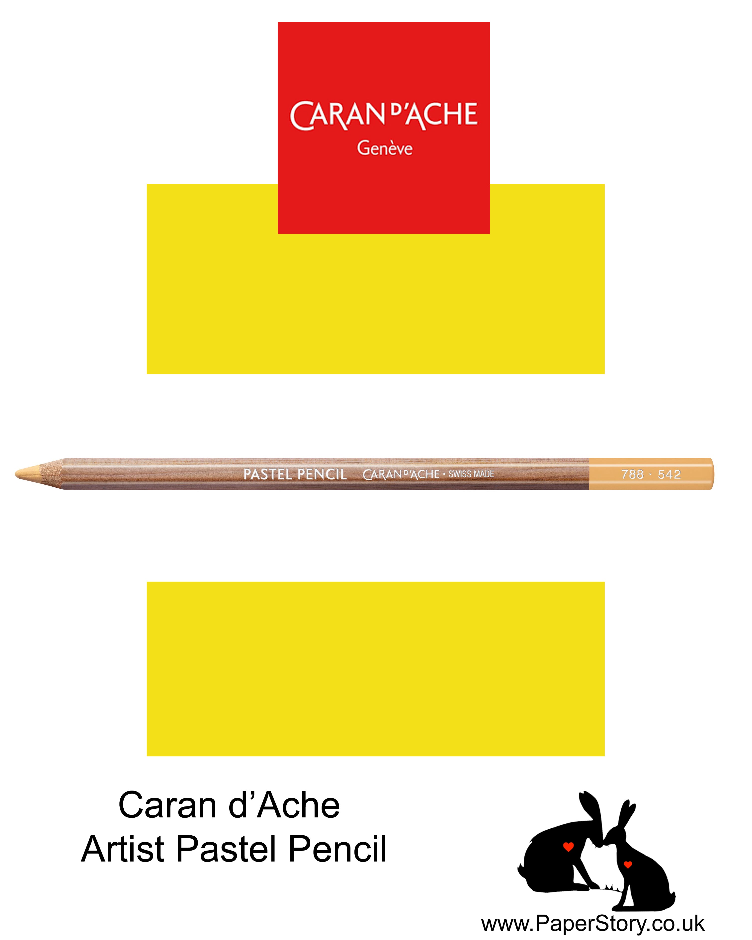 Caran d'Ache Pastel individual Artist Colour Pencils Light Cadmium Yellow 788-512