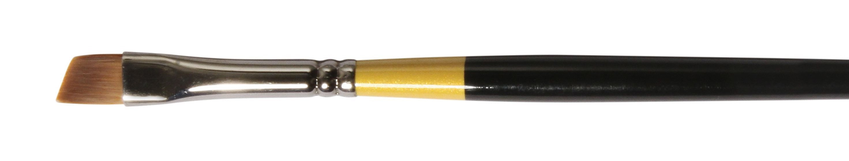 Daler Rowney System 3 Short Handle Brush SY57 Angle Shader 1/4 Inch