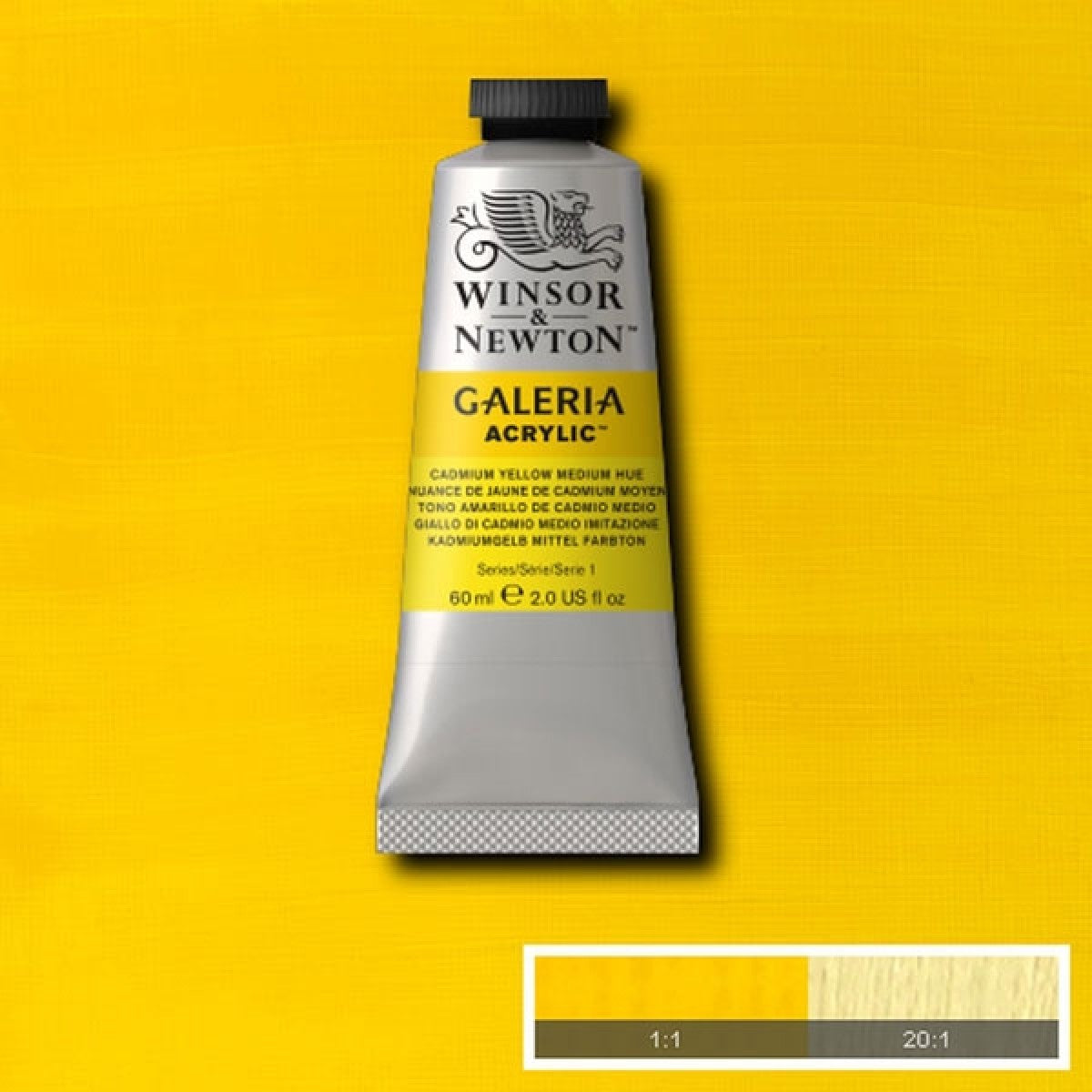 Winsor &  Newton Galeria Acrylic Cadmium Yellow Medium Hue 60ml