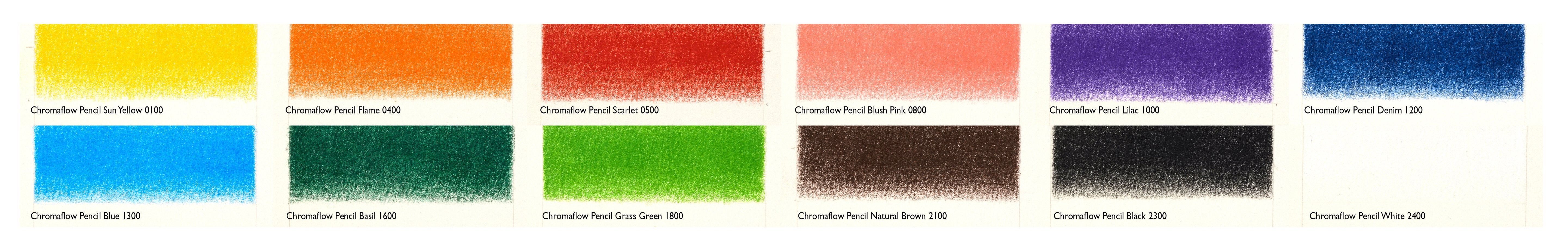 Derwent Chromaflow Coloured Artist Pencils tin of 12