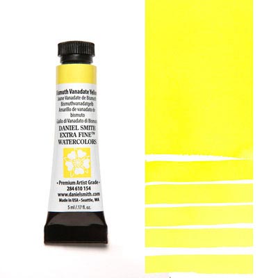 DANIEL SMITH Extra Fine Watercolour : Bismuth Vanadate Yellow 5ml tube