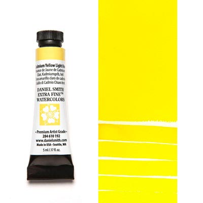 DANIEL SMITH Extra Fine Watercolour : Cadmium Yellow Light Hue t 5ml tube