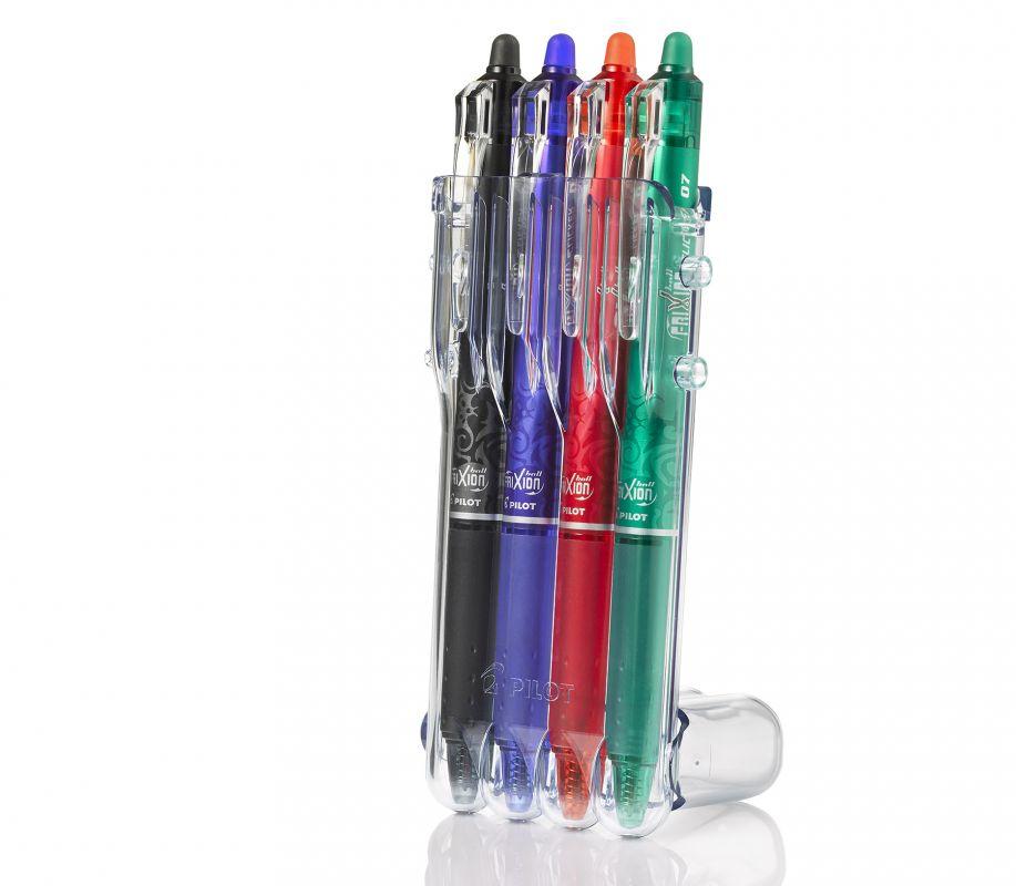 FriXion Ball Clicker 0.7 - Set2Go - 4 pens - Black, Blue, Red, Green - Medium Tip