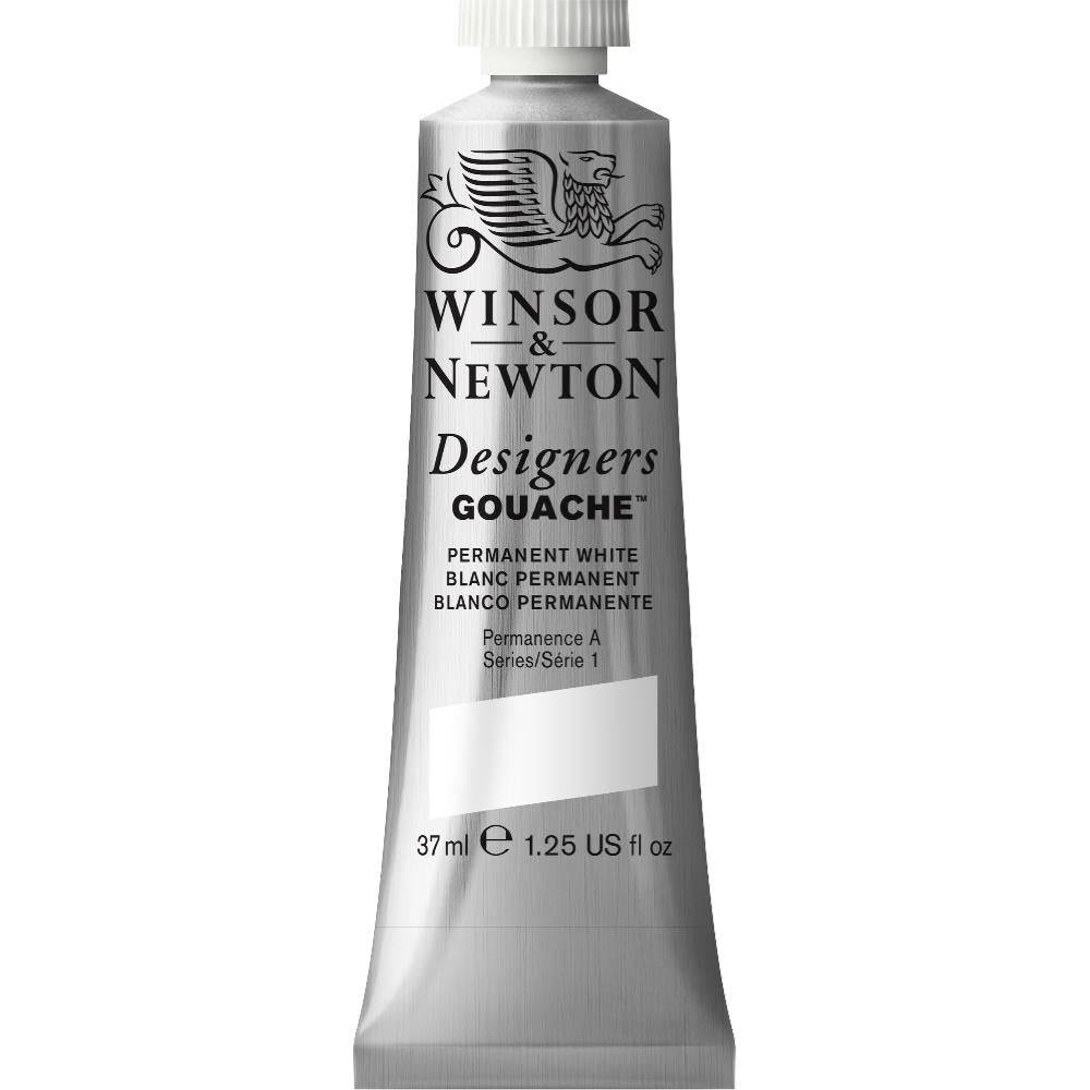 Winsor & Newton Designers Gouache paint 37 mls Permanent White