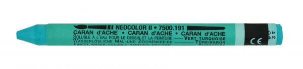 Buy turquoise-green-191 Caran D&#39;Ache NEOCOLOR II Watercolour Artist  Crayon Individual colours