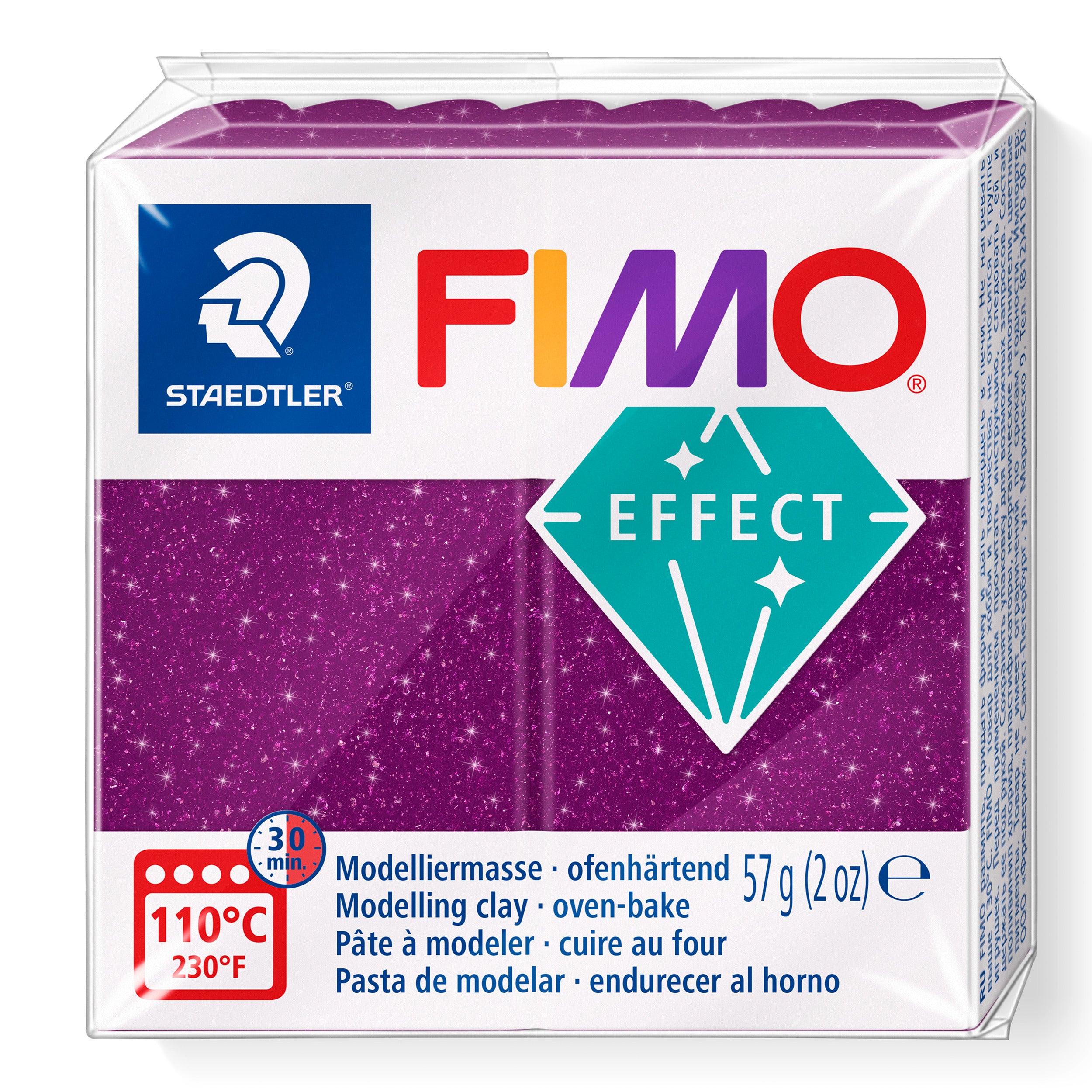 Galaxy Purple FIMO Effect Clay 57g 8010-602