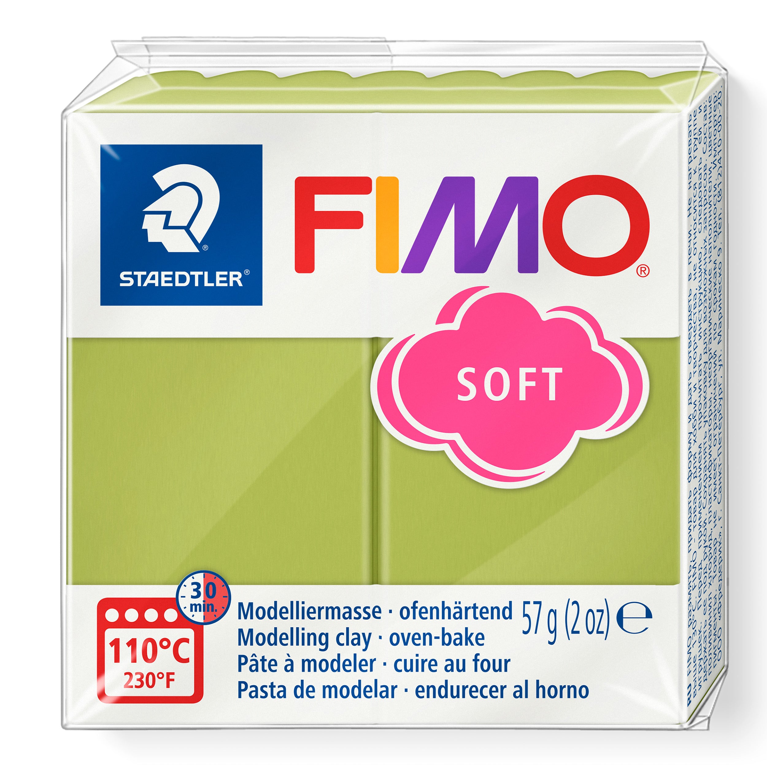 NEW FIMO Soft Clay 57g 8020-T50 Pistachio Nut