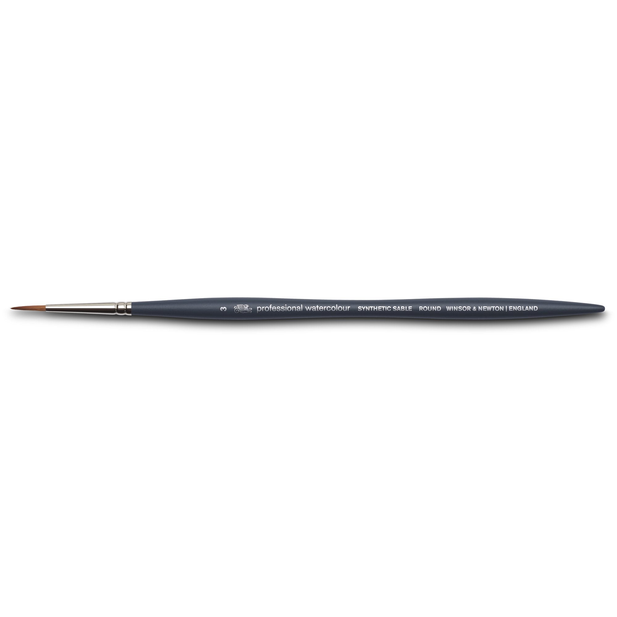 Winsor & Newton Professional Watercolour Synthetic Sable Brush Round 3