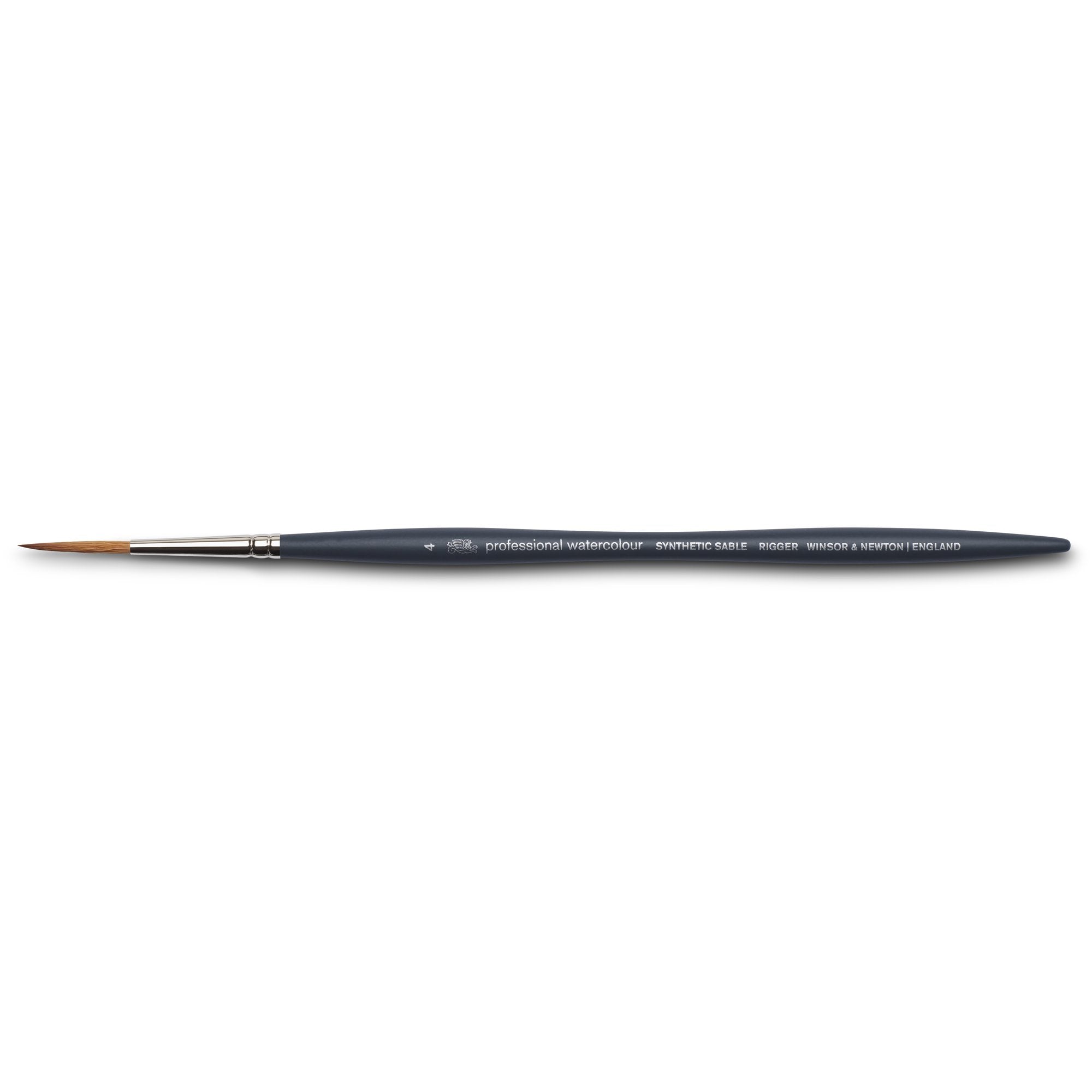 Winsor & Newton Professional Watercolour Synthetic Sable Brush Rigger 4