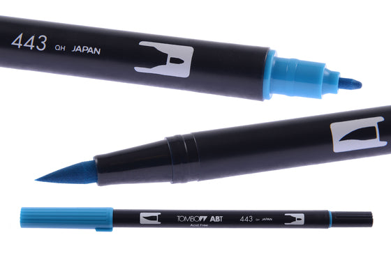 Buy turquoise-443 Tombow ABT Individual  Dual Brush Pens