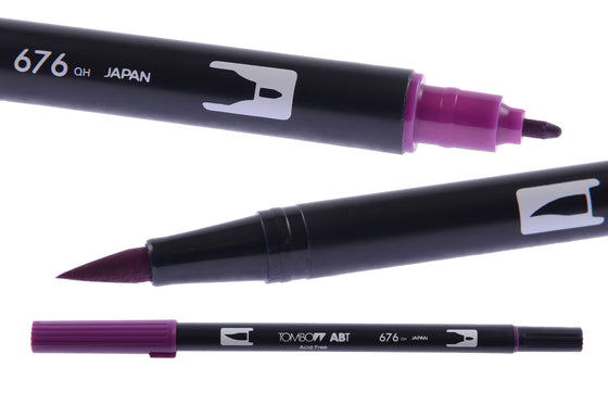 Buy royal-purple-676 Tombow ABT Individual  Dual Brush Pens